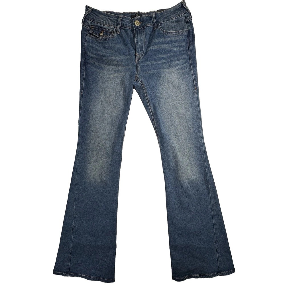 True Religion Joey Low Rise Flare Jeans Women's W30 Blue Denim NWT